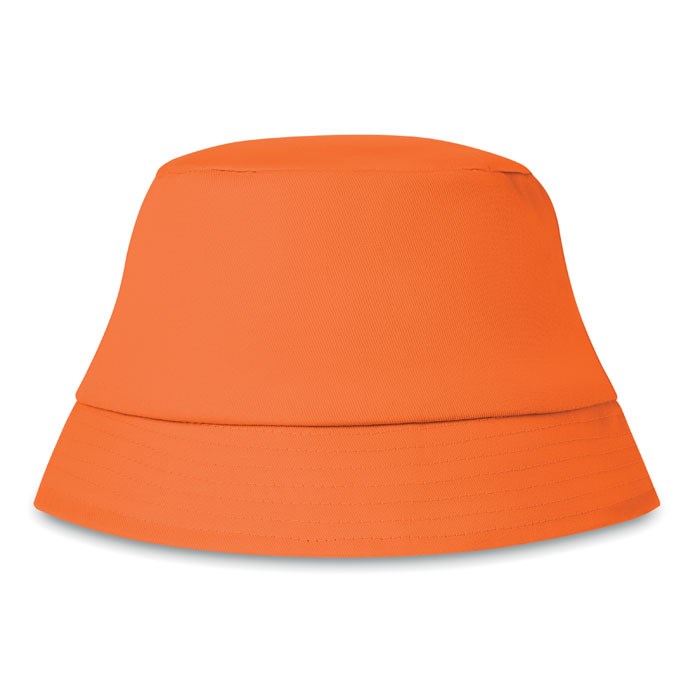 BILGOLA - Bucket hat baumwolle 160 g/m² - orange