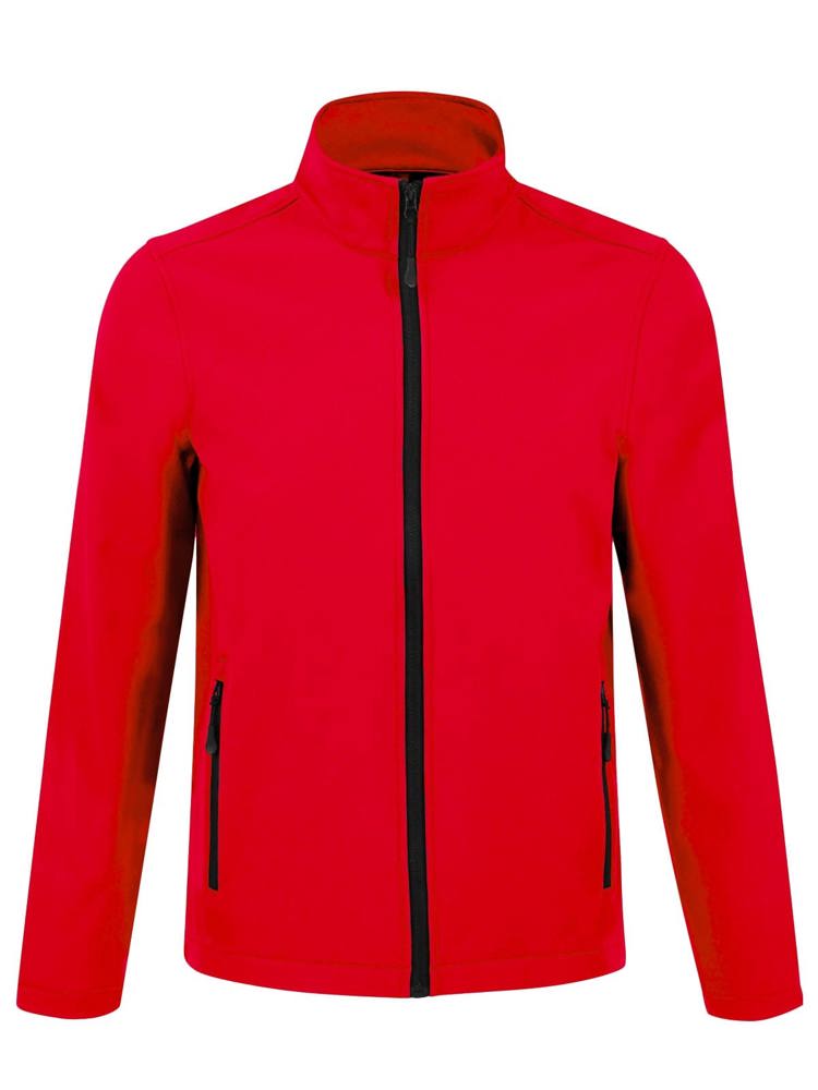 BS Visitor Softshelljacke, 280 g/m2, 94 % Polyester/6 % Elasthan - Rot (PMS 186c)