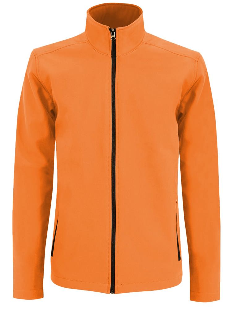 BS Visitor Softshelljacke, 280 g/m2, 94 % Polyester/6 % Elasthan - Orange (PMS 1585C)