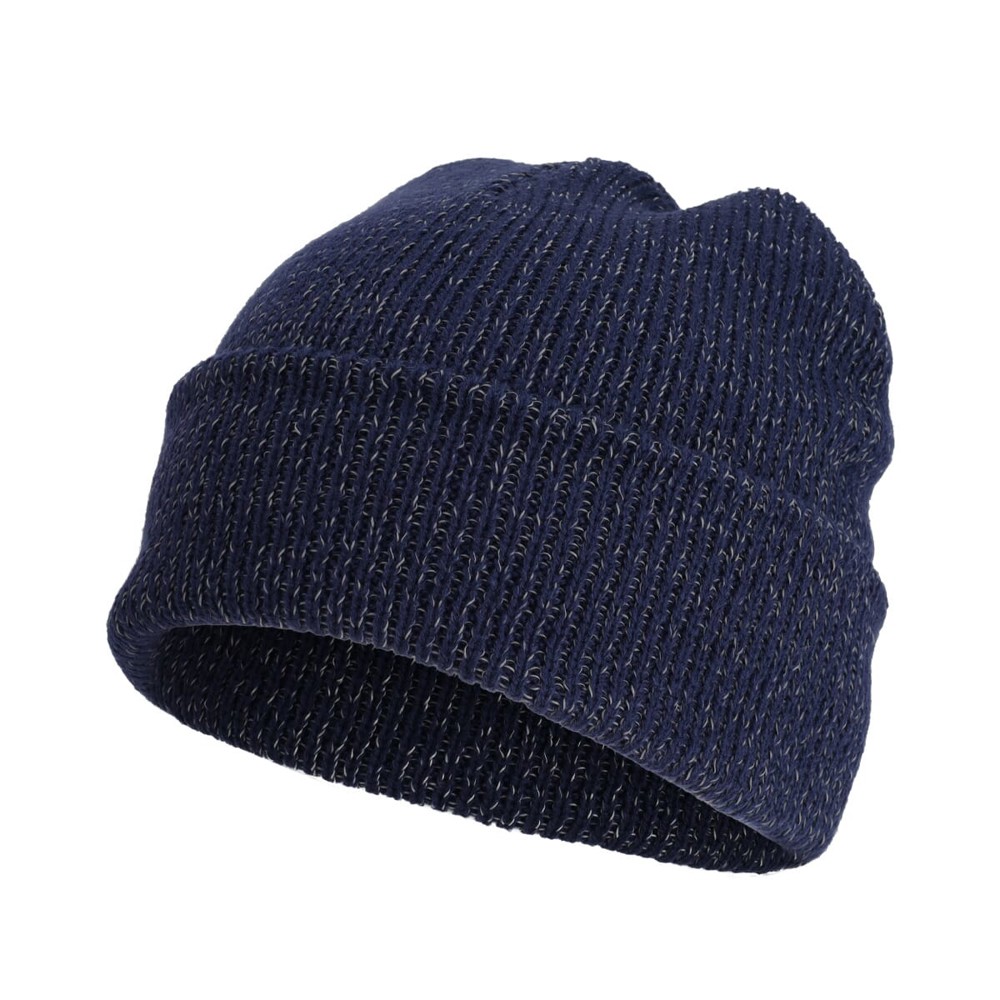 Nilton's Strickmütze reflektierend - Navy (PMS 533c) / Navy