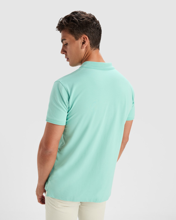 POLOSHIRT WOS S/2XL HEATHER GREY