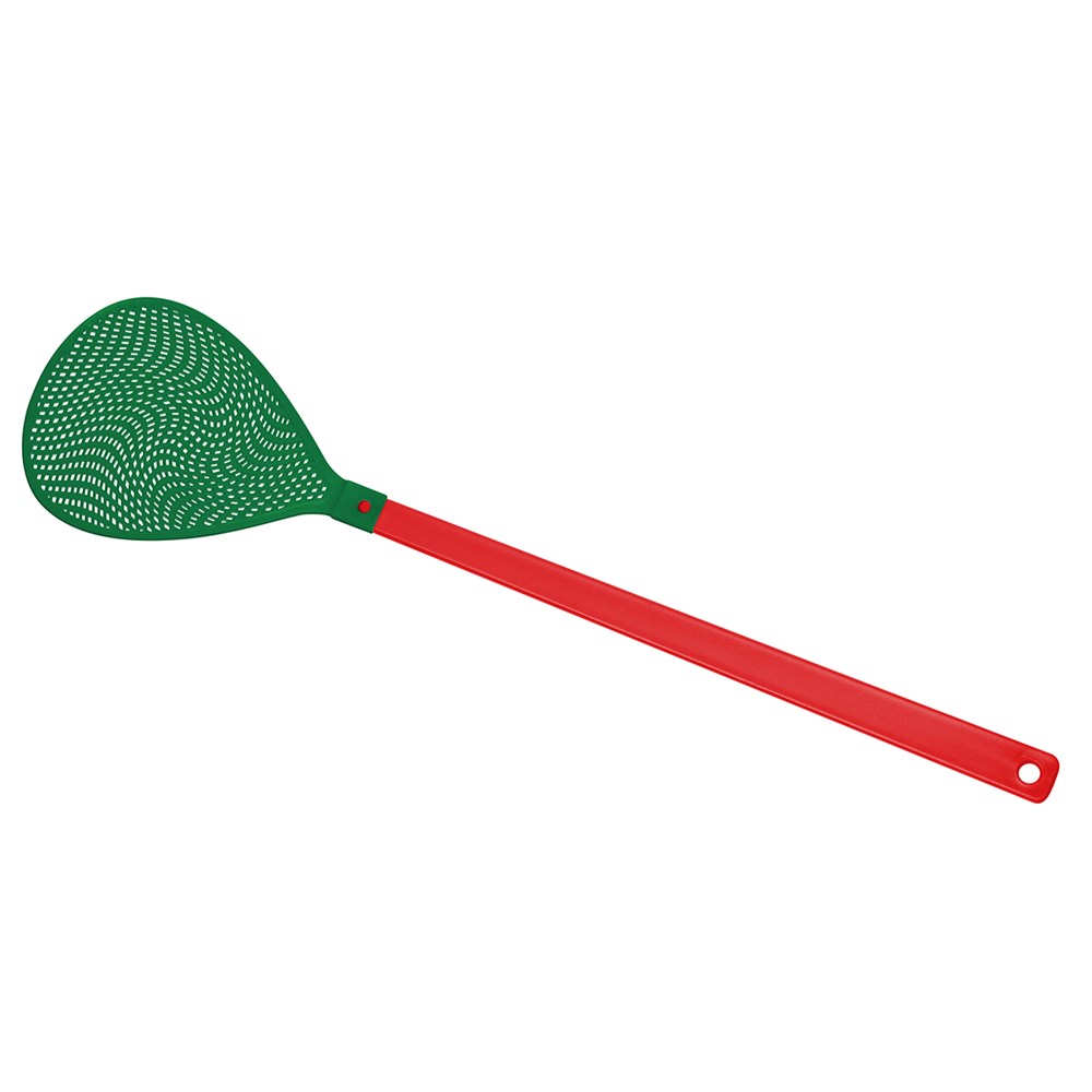 Fliegenklatsche "Oval" - rot/grün
