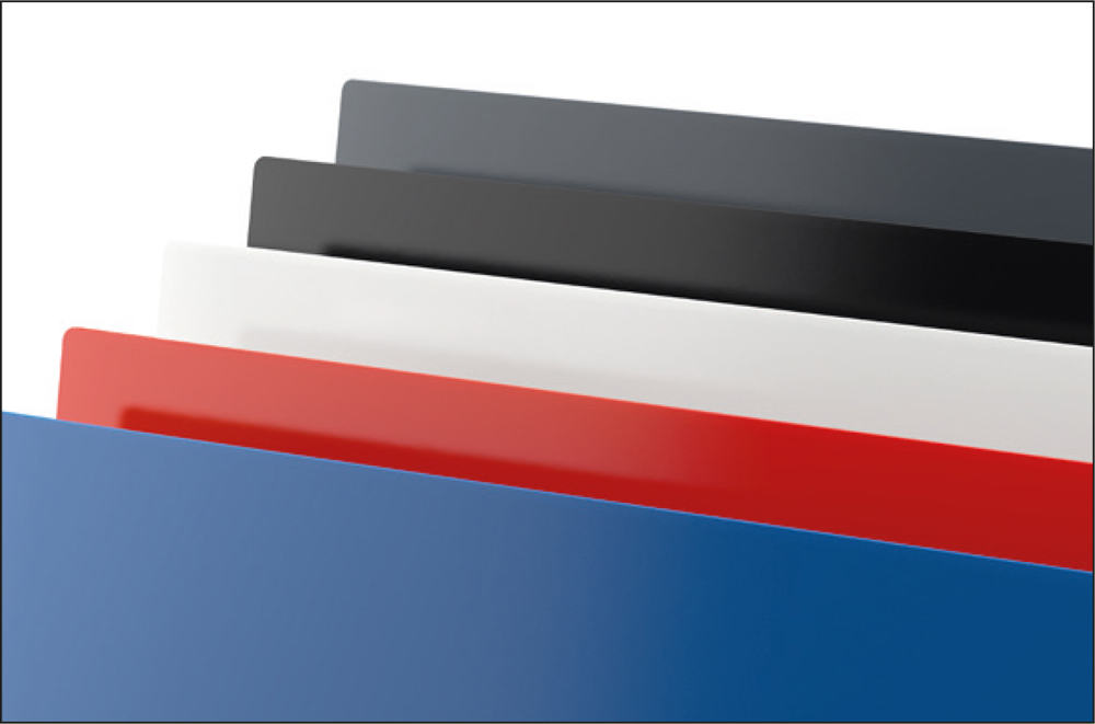 Tischkalender Desktop 3 Color, 1 Jahr, rot