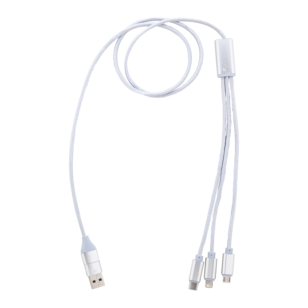 Ralong - USB-Ladekabel - silber