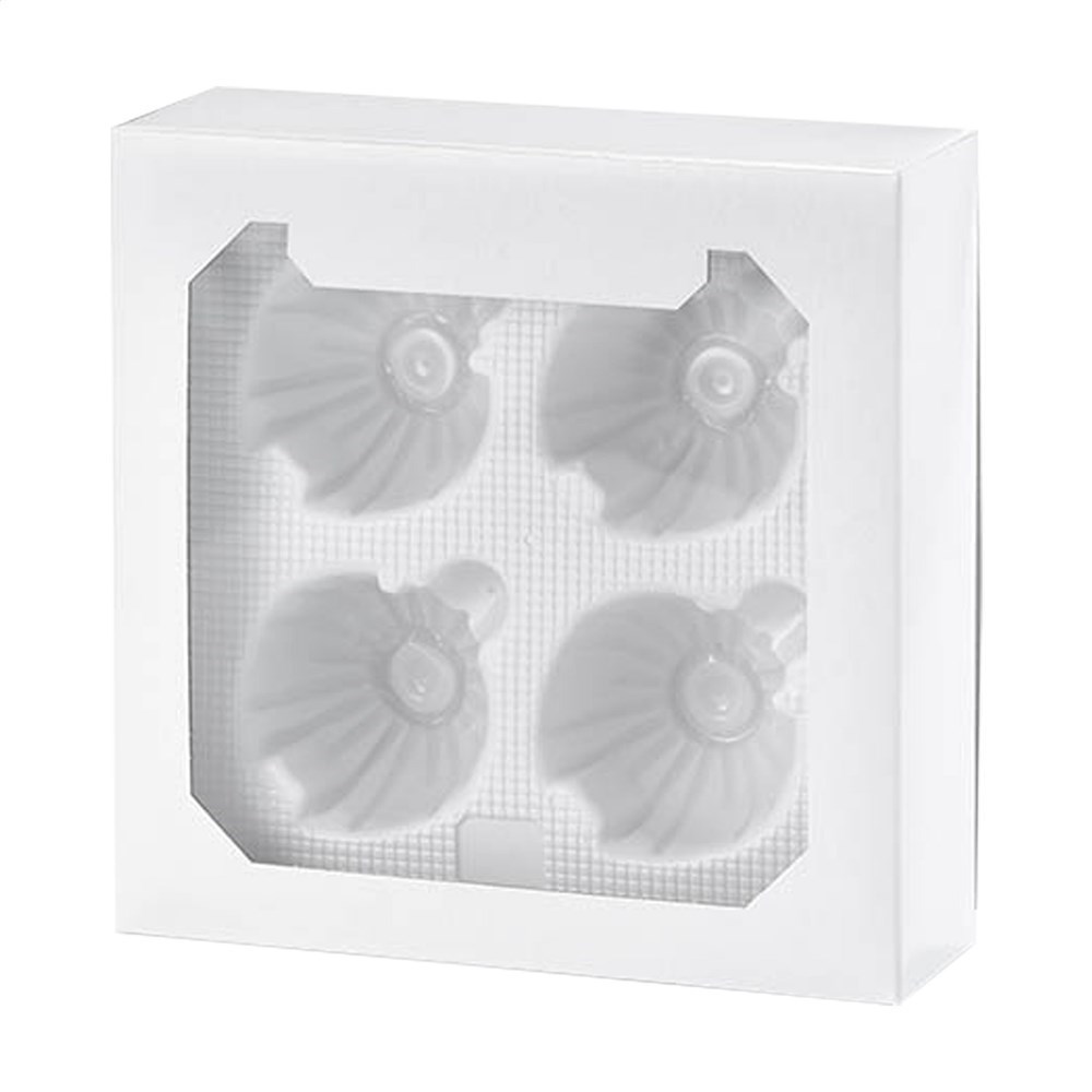 Weihnachtskugel Ø 6 cm - 4er Set - Made in Europe