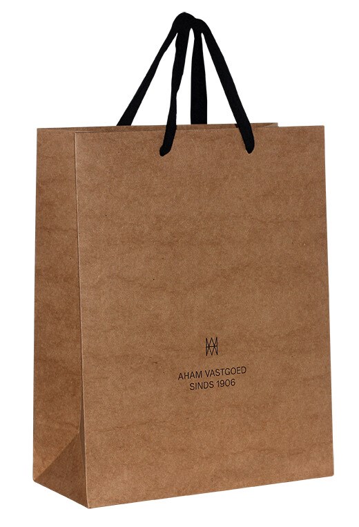 Luxus-Papiertasche  10,5x5,5x15,5 cm - ECO Braun Kraft