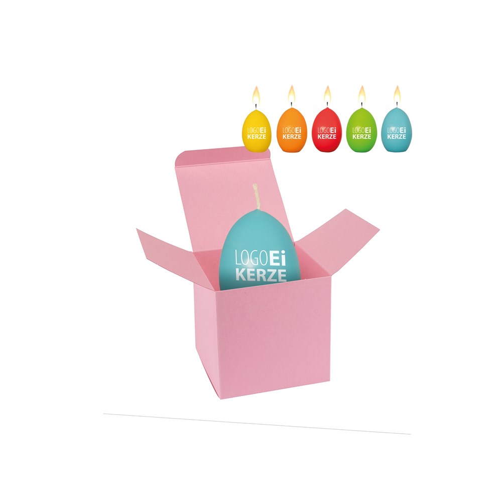 ColorBox LogoEi Kerze - rosa