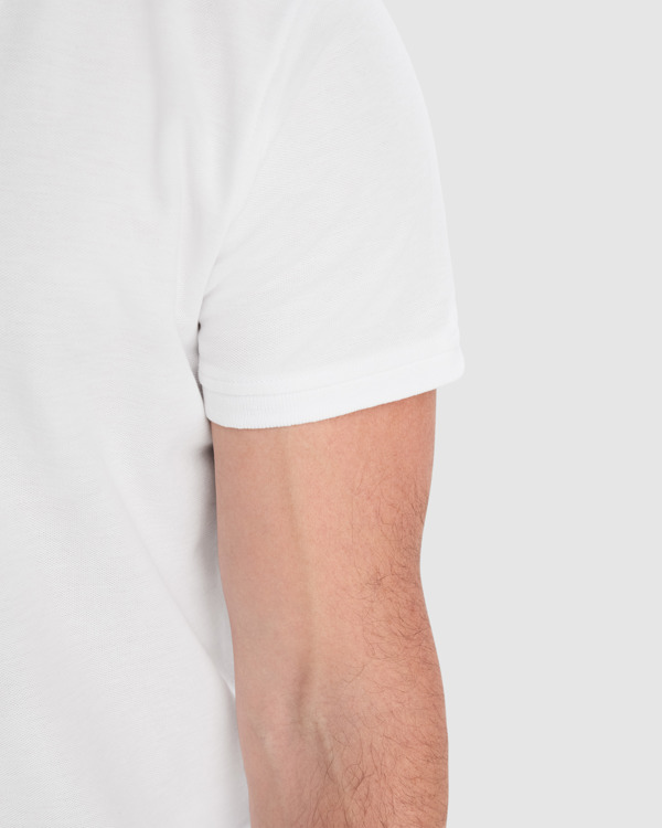 POLOSHIRT ROVER S/S WHITE